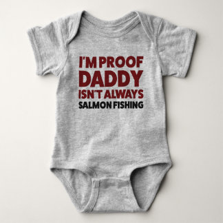 Cómnito bebé Salmon Pescador Jersey Bodysuit Shirt