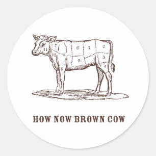 Cómo ahora los Pegatinas de vacas marrones