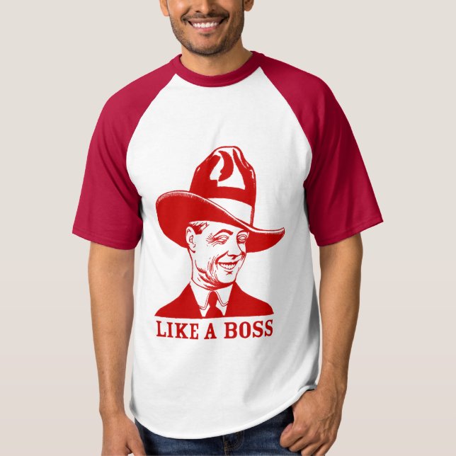 "COMO camiseta del béisbol del raglán de los (Anverso)