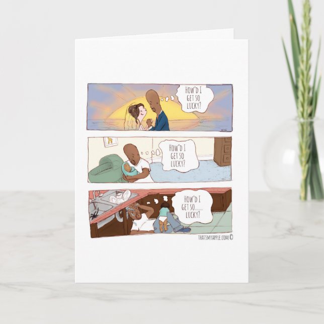 Cómo conseguí la tarjeta tan afortunada del (Anverso)