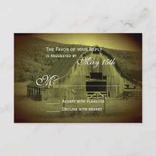 Cómo conseguir tarjetas RSVP para la boda de un gr