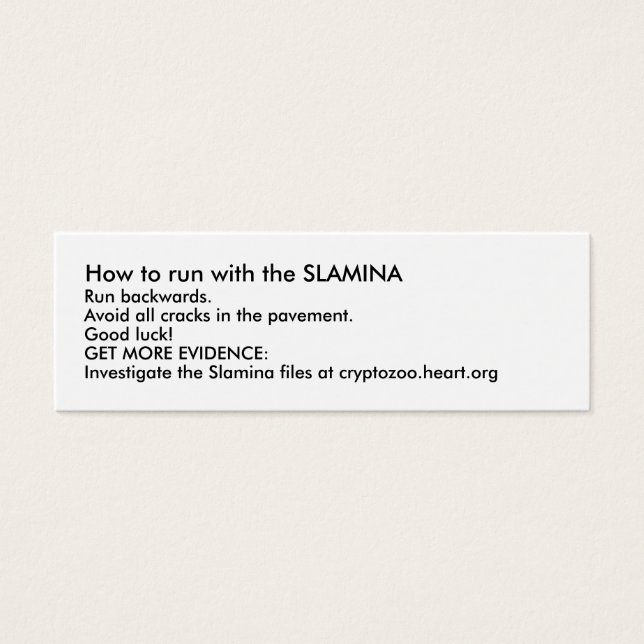 Cómo correr con el SLAMINA (Frente)