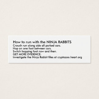 Cómo correr con los RABITS de NINJA