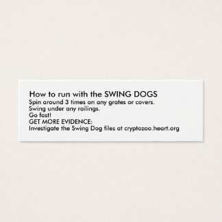 Cómo correr con los SWING DOGS
