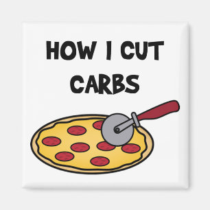 Cómo corté el imán de pizza de carbohidratos