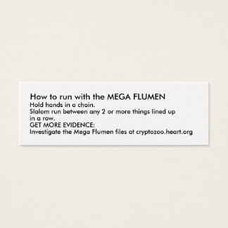 Cómo ejecutar con MEGA FLUMEN