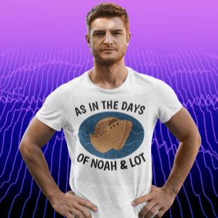 COMO EN LOS DÍAS DE NOAH Y MUCHAS Camisetas cristi