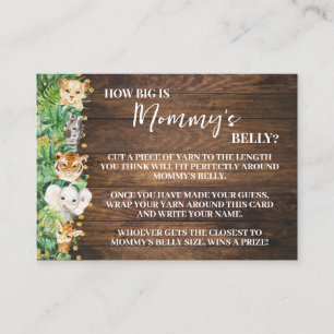 Cómo es la tarjeta de juego Safari de Belly de mam