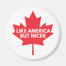 Como Estados Unidos, pero un imán frigorífico más 