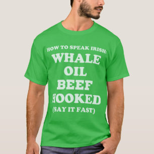 Cómo hablar la camiseta divertida irlandesa del