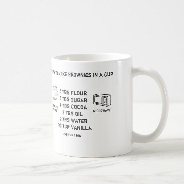 Cómo hacer los brownie en una taza (Derecha)