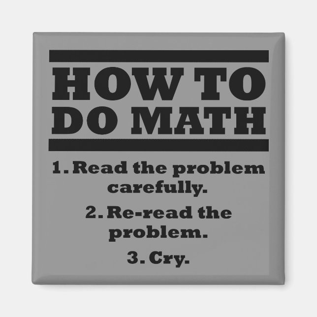 Cómo Hacer Matemáticas Imán De Nevera Divertido (Frente)