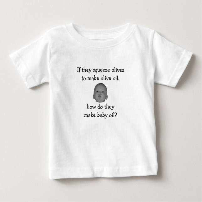 Cómo hacer una camiseta para bebés que consumen pe (Anverso)