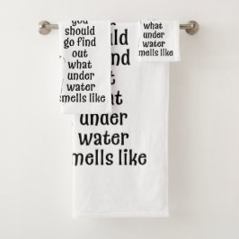 Cómo huele bajo el agua