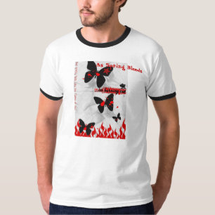 Como la primavera sangra la camiseta del campanero