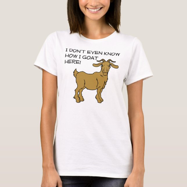 Cómo llegué aquí Camiseta divertida (Anverso)