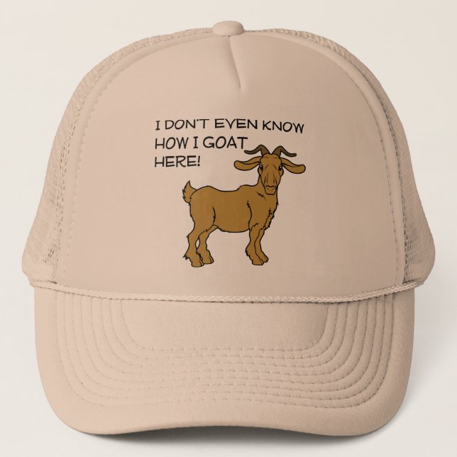Cómo llegué aquí Gorra divertida de sombrero (Anverso)