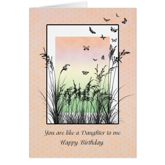 Como mi hija, cumpleaños con mariposas (Frente)