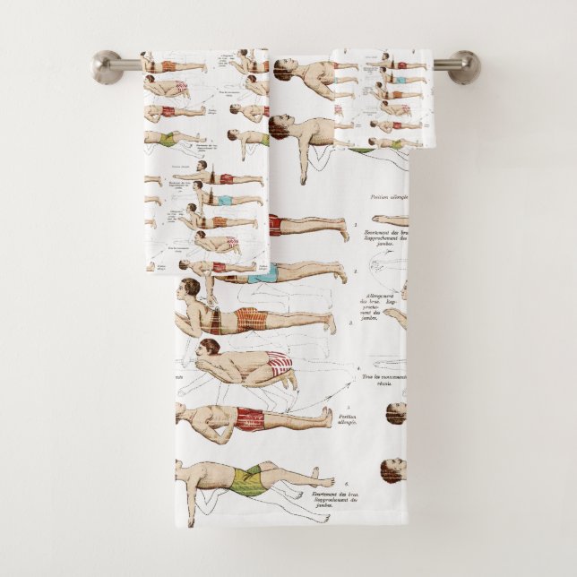 Cómo nadar la lección francesa divertida de la (In situ)