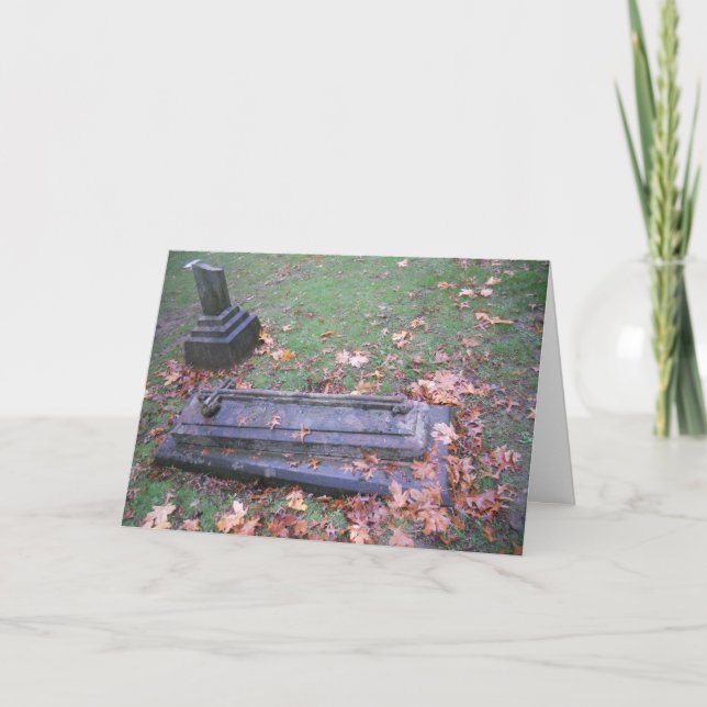 "¿Cómo pasarás la eternidad?" Tarjeta Hallowe’en (Anverso)