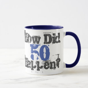 ¿Cómo pasó 50? - Taza de café de dos tonos