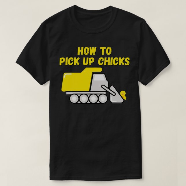 Cómo recoger camisetas de chichas Mens Cute pollo  (Diseño del anverso)
