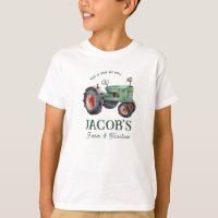 Cómo rodar camiseta de cumpleaños de Tractor Boys