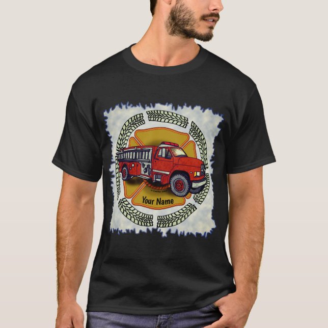 Cómo rollo camiseta para bomberos (Anverso)