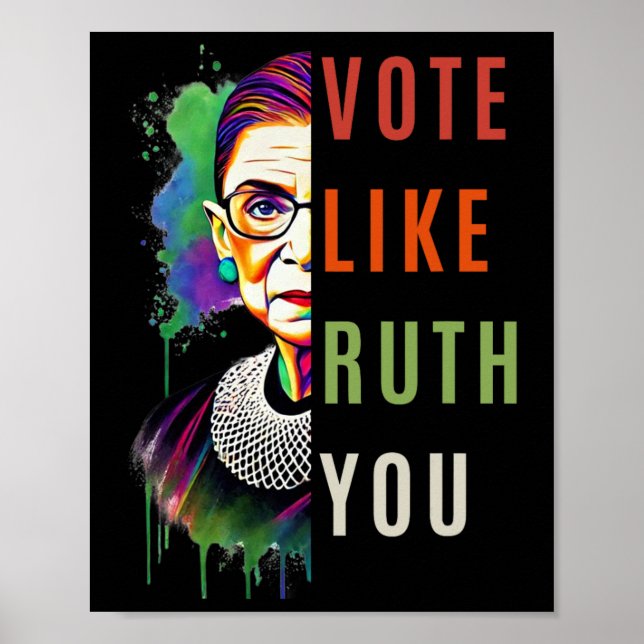 Como Ruth te mandó arte feminista colorido (Frente)