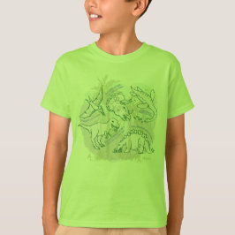 ¿Cómo se dice la camiseta de los chicos de Dinosau