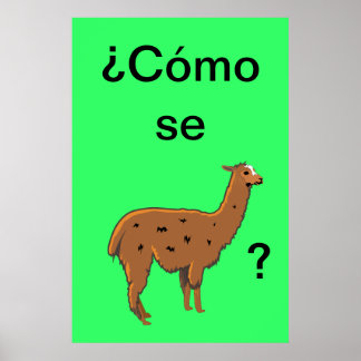¿Cómo se llama? Póster