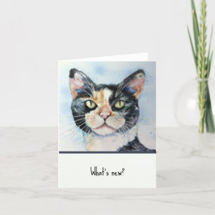 Cómo se personaliza la acuarela del gato