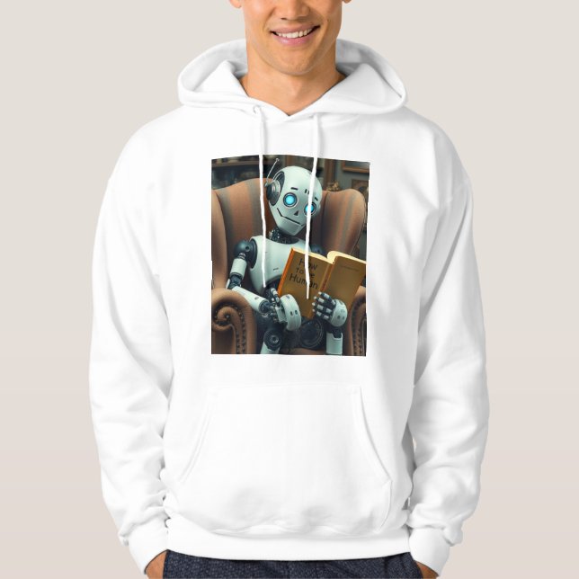 Cómo ser sudadera encapuchada básica de los hombre (Anverso)