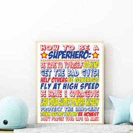 Cómo ser un superhéroe de impresión