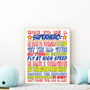 Cómo ser un superhéroe de impresión