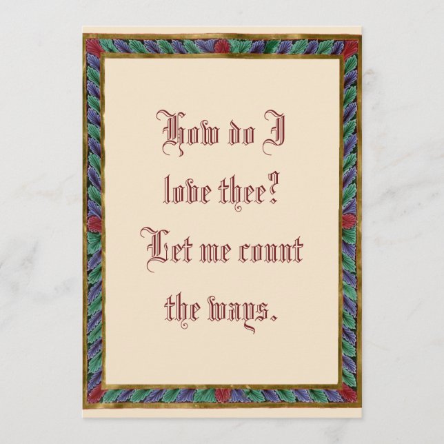 ¿Cómo te amo? (Anverso)