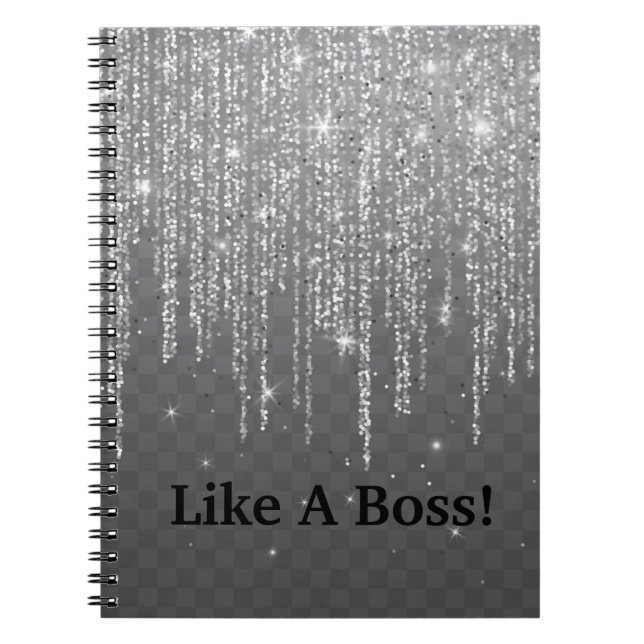 Como un cuaderno de purpurina jefe (Frente)