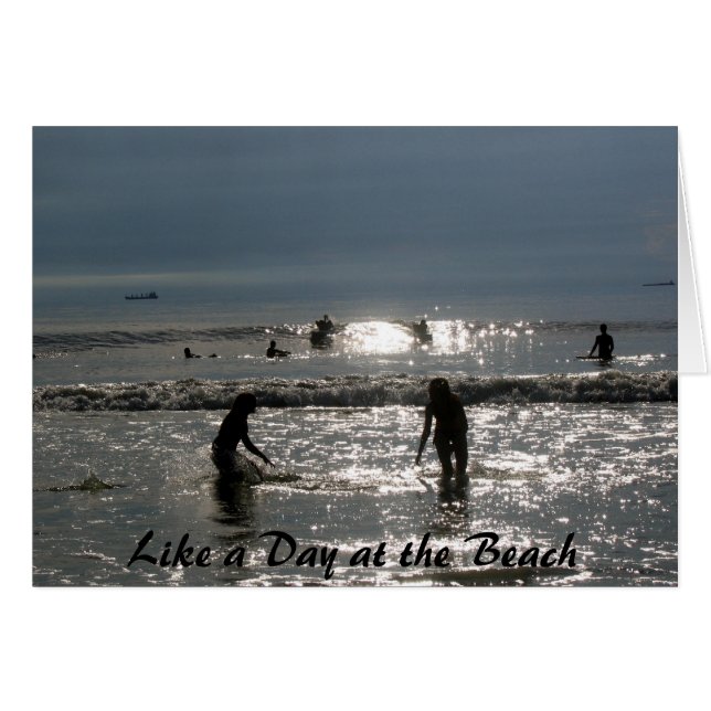 Como un día en la playa (Anverso (Horizontal))