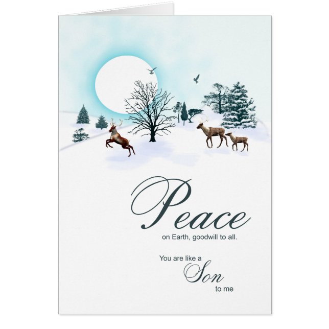 Como un hijo para mí, Navidades con renos (Frente)