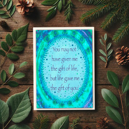 Como un padre Stepdad Tarjeta de Inespiritualidad 