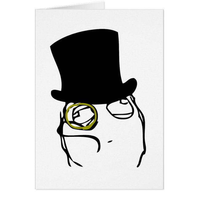 Como un sir Rage Face Meme (Frente)