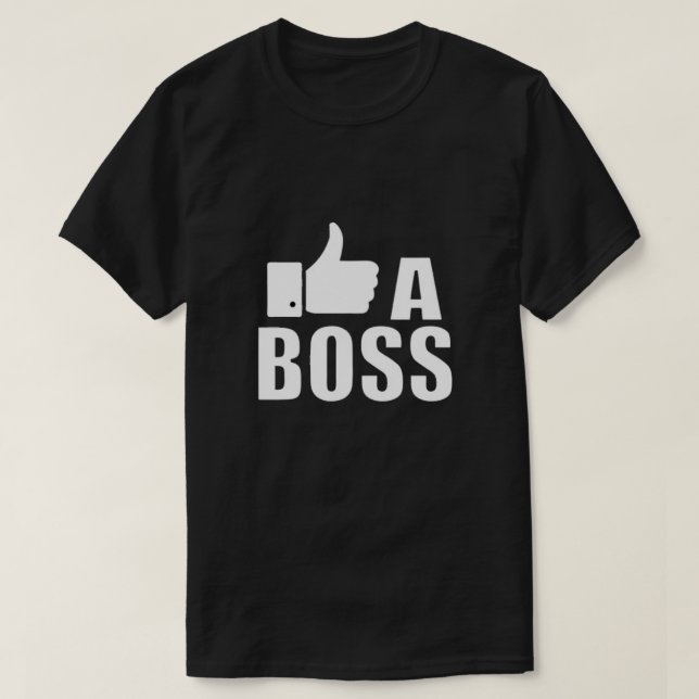 Como una camiseta de Boss (Diseño del anverso)