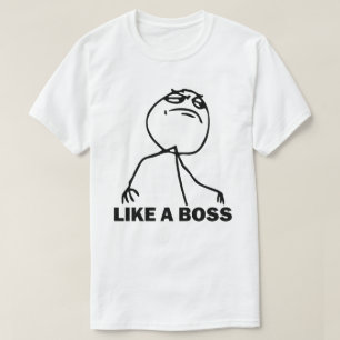 Como una camiseta de Boss Meme