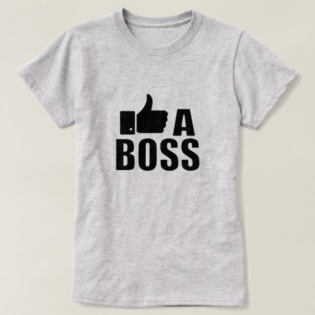 Como una camiseta de jefe (Diseño del anverso)