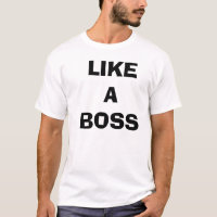 Como una camiseta del jefe