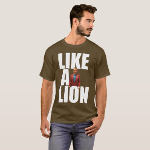 Como una camiseta del león