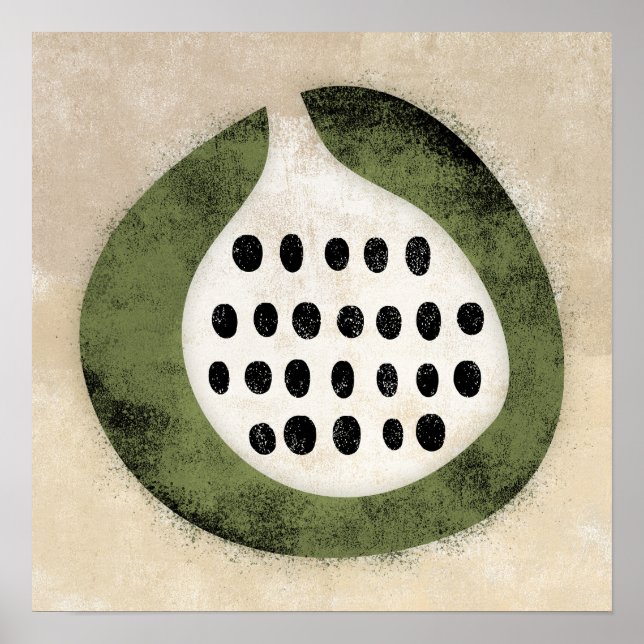 Como Una Fig O Un Arte De Pared Poster Kiwi (Frente)