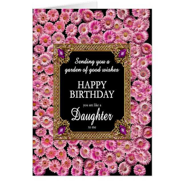 Como una hija para mí cumpleaños, maricones rosado (Frente)