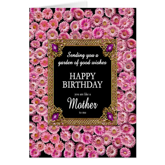 Como una madre para mí cumpleaños, maricones rosad (Frente)