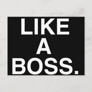 Como una postal de un jefe